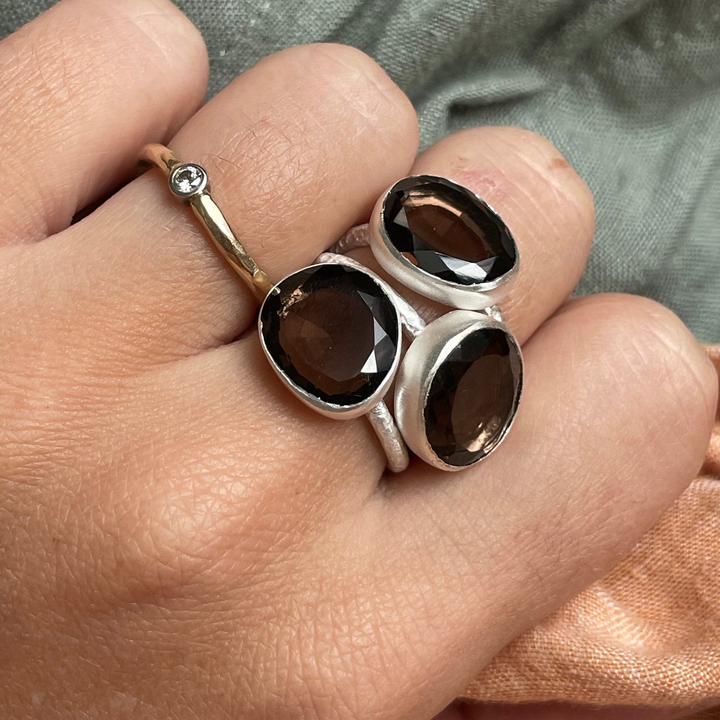 Smoky Quartz Slice