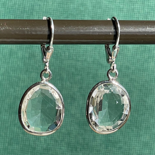 Clear Quartz Danglers