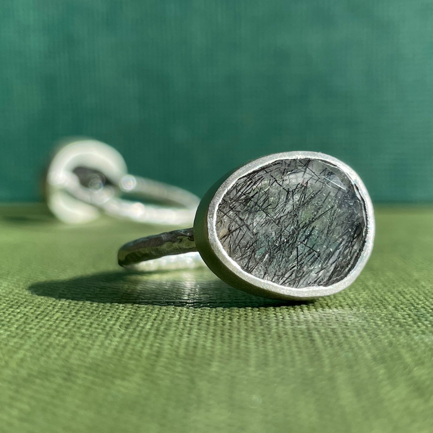Rutile Quartz Slice