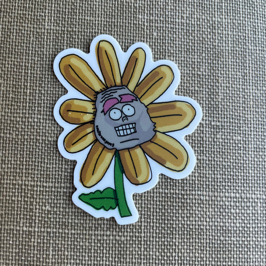Flower Head Sticker