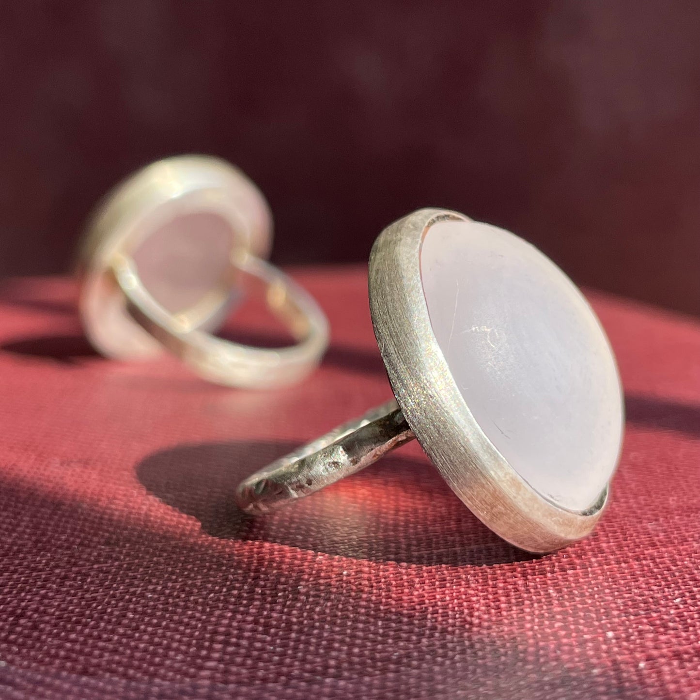 Rose Quartz Maxi Round Band