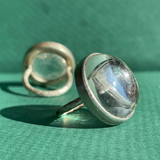 Clear Quartz Maxi Round Band