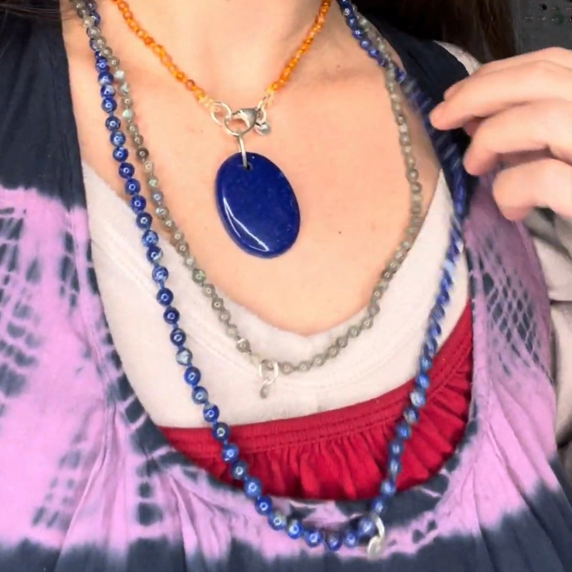 Lapis Lazuli Pendant XL