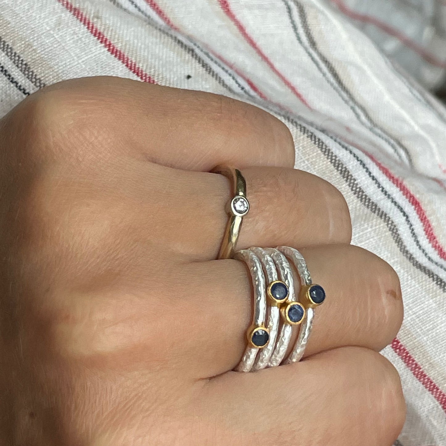 Blue Sapphire Stacker