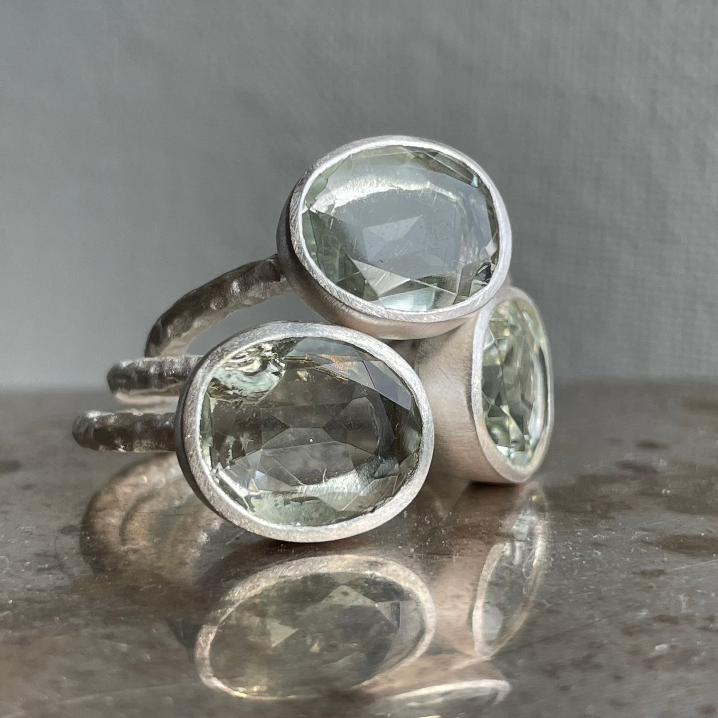 Green Amethyst Slice