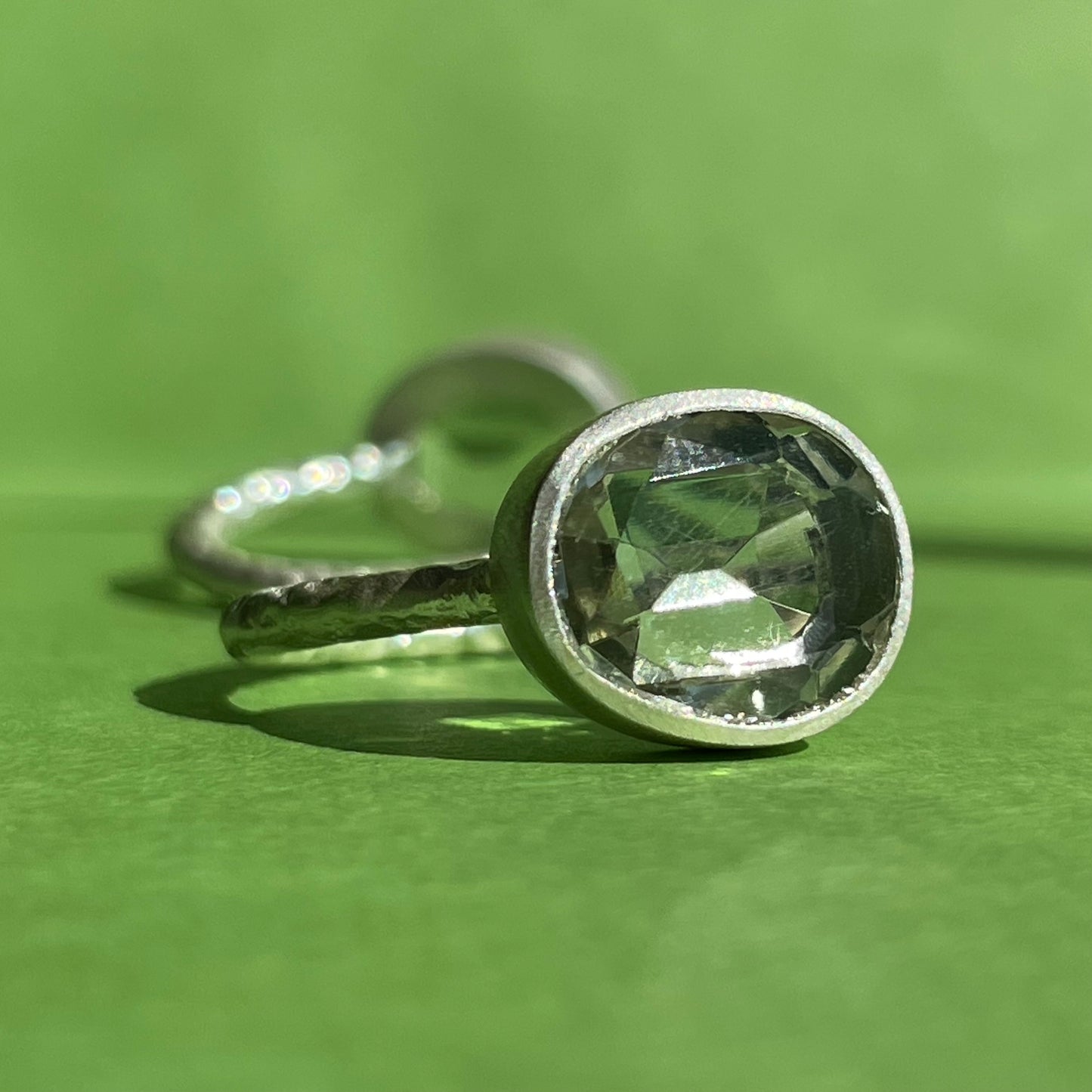 Green Amethyst Slice