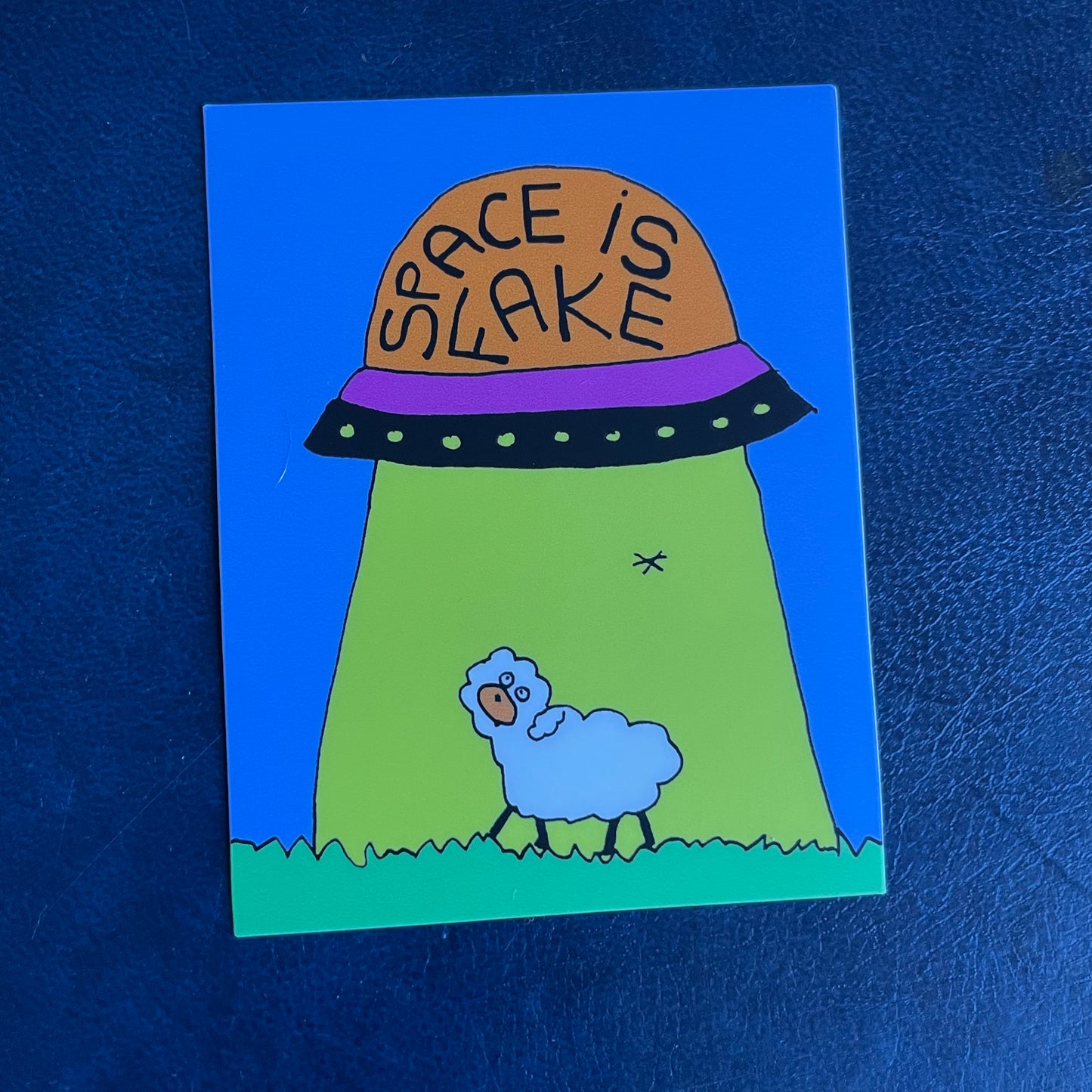 Space Is Fake Sticker