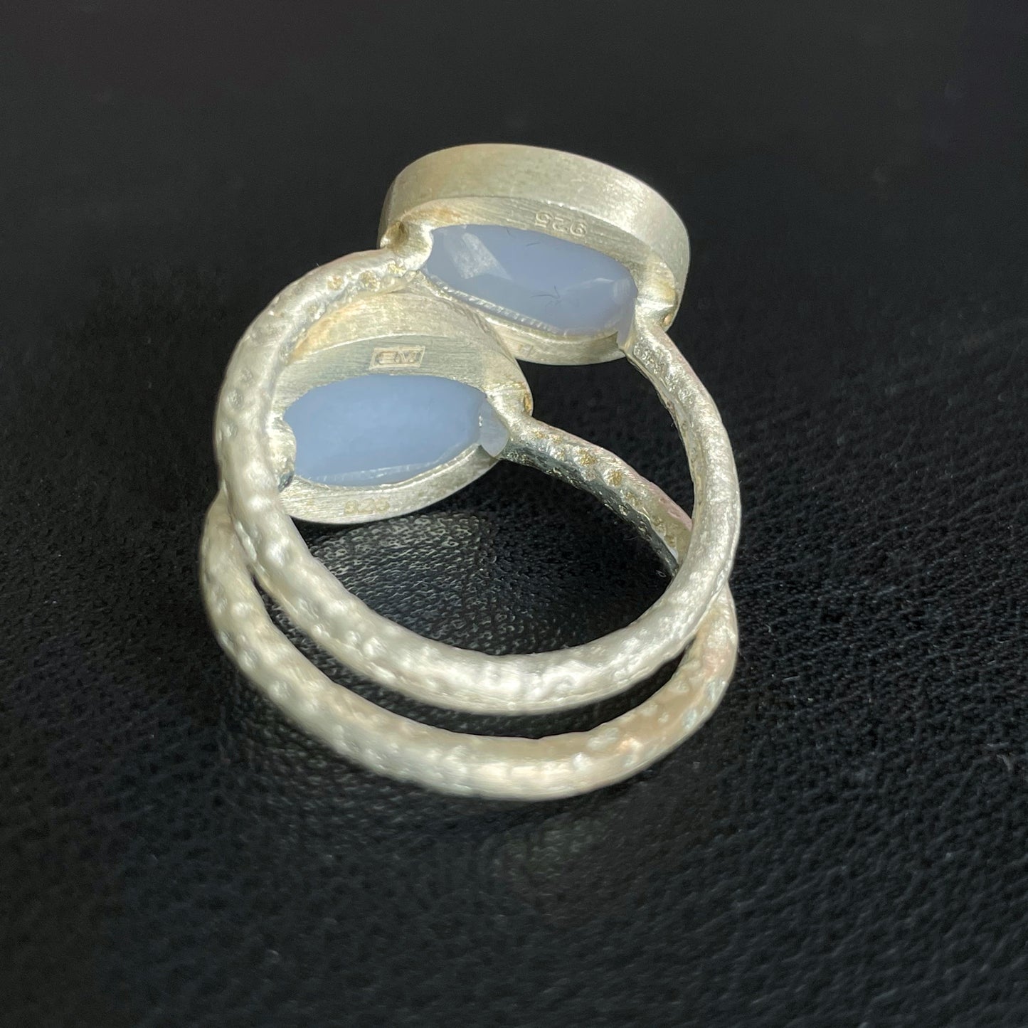 Chalcedony Blue Slice