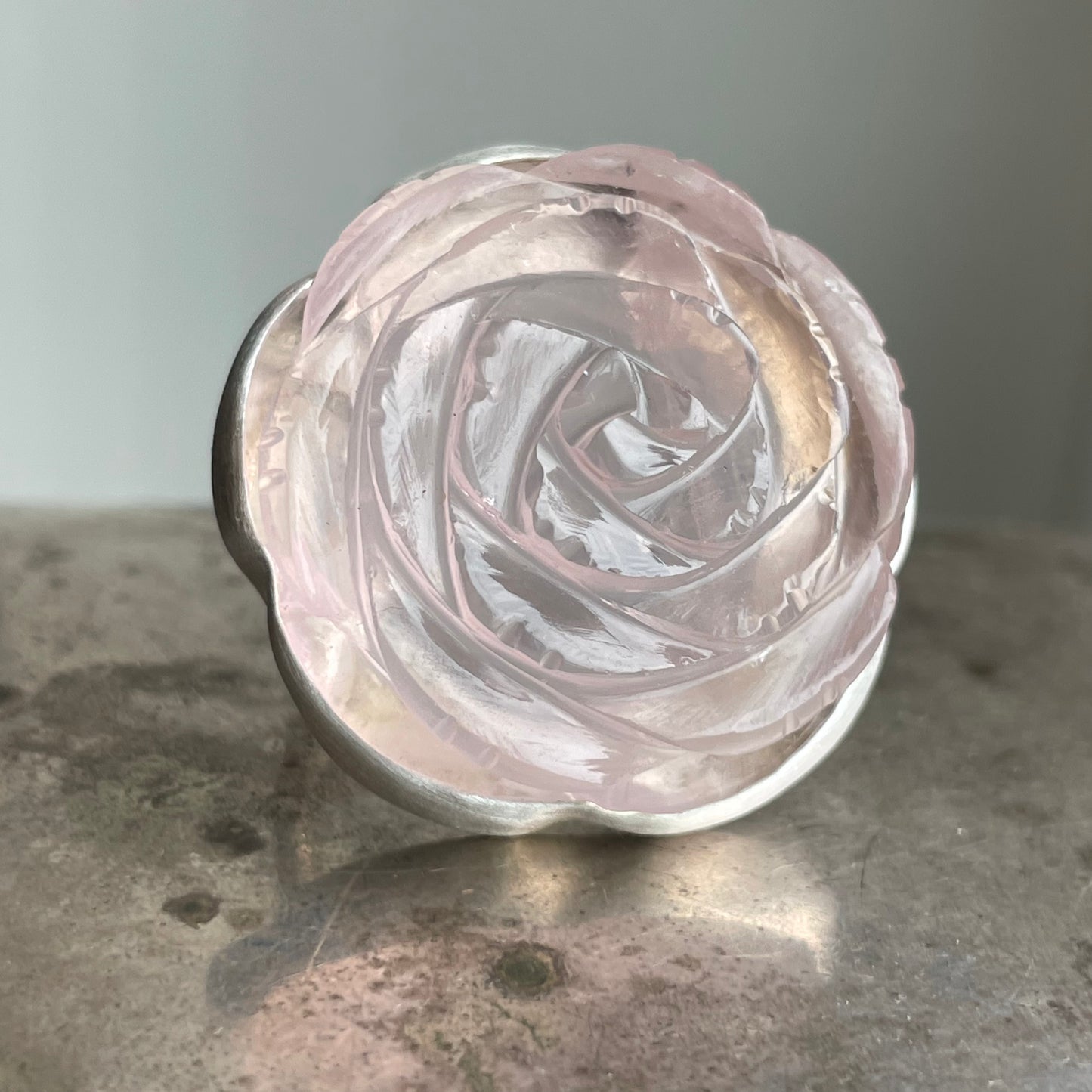 Rose Quartz Carved Classic XL