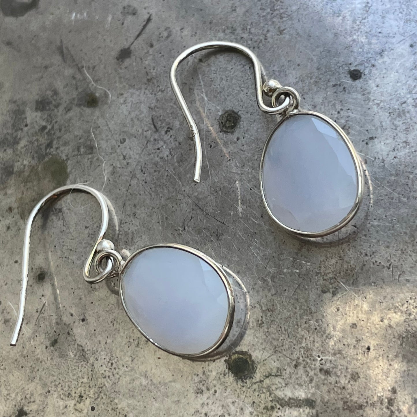 Chalcedony Danglers