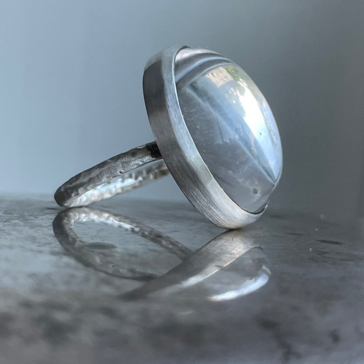 Clear Quartz Maxi Round Band