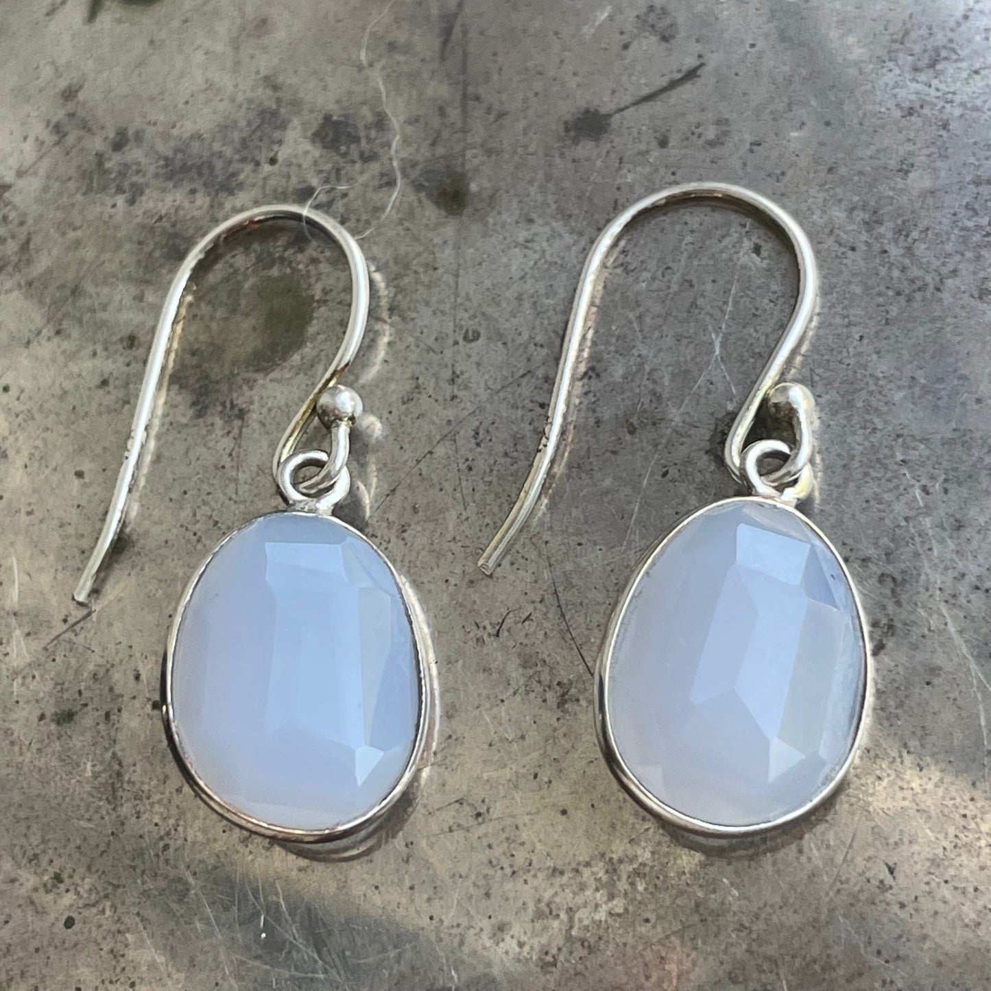 Chalcedony Danglers