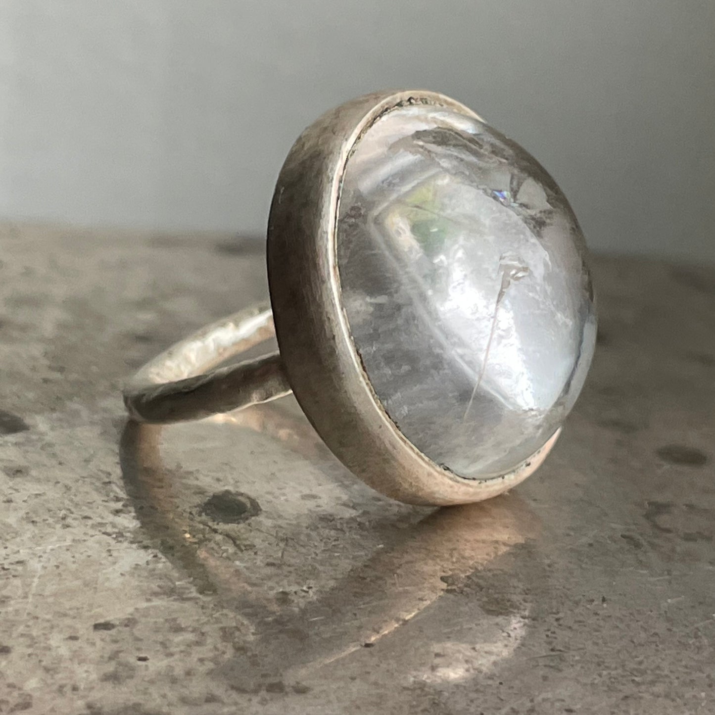 Clear Quartz Maxi Round Band