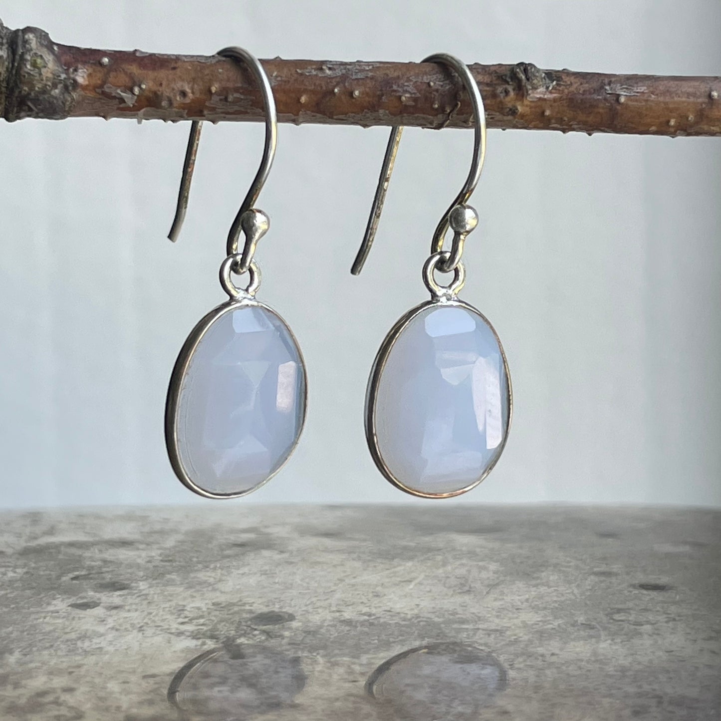Chalcedony Danglers