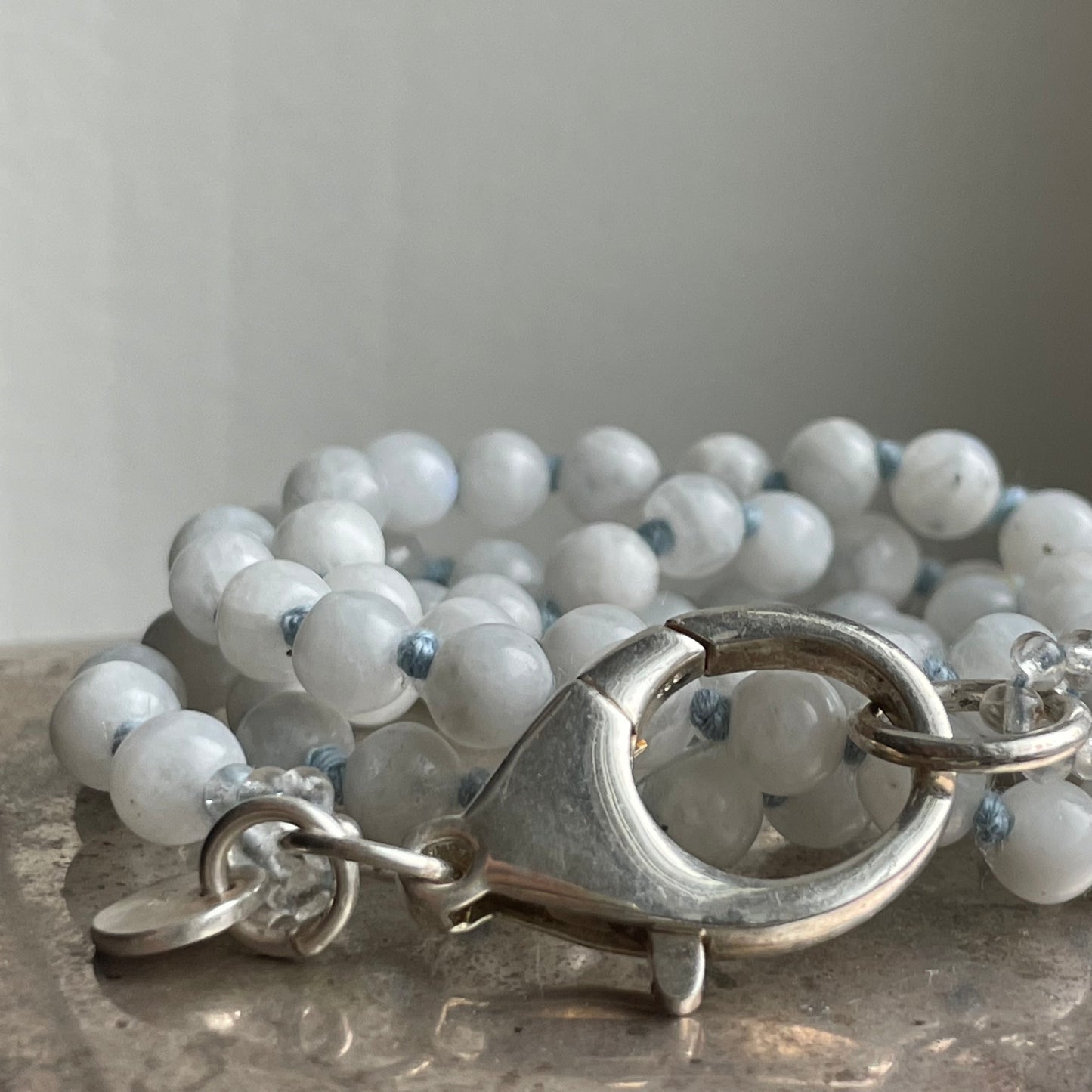 Rainbow Moonstone Medium + Clasp