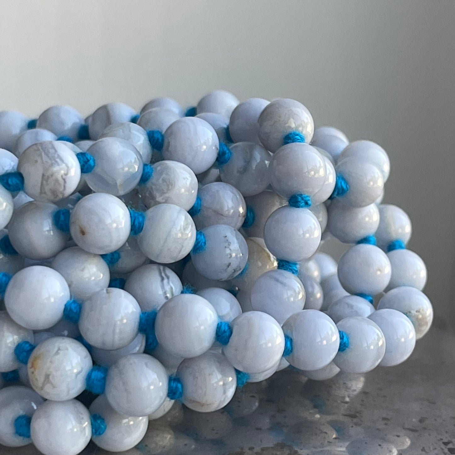 Blue Lace Agate Long