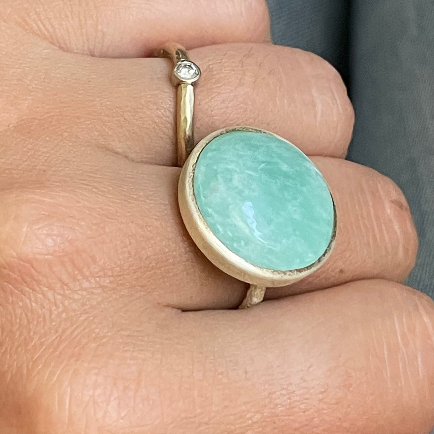 Amazonite Maxi Round Band