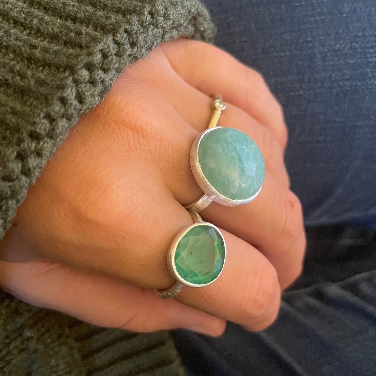 Amazonite Maxi Flat Band