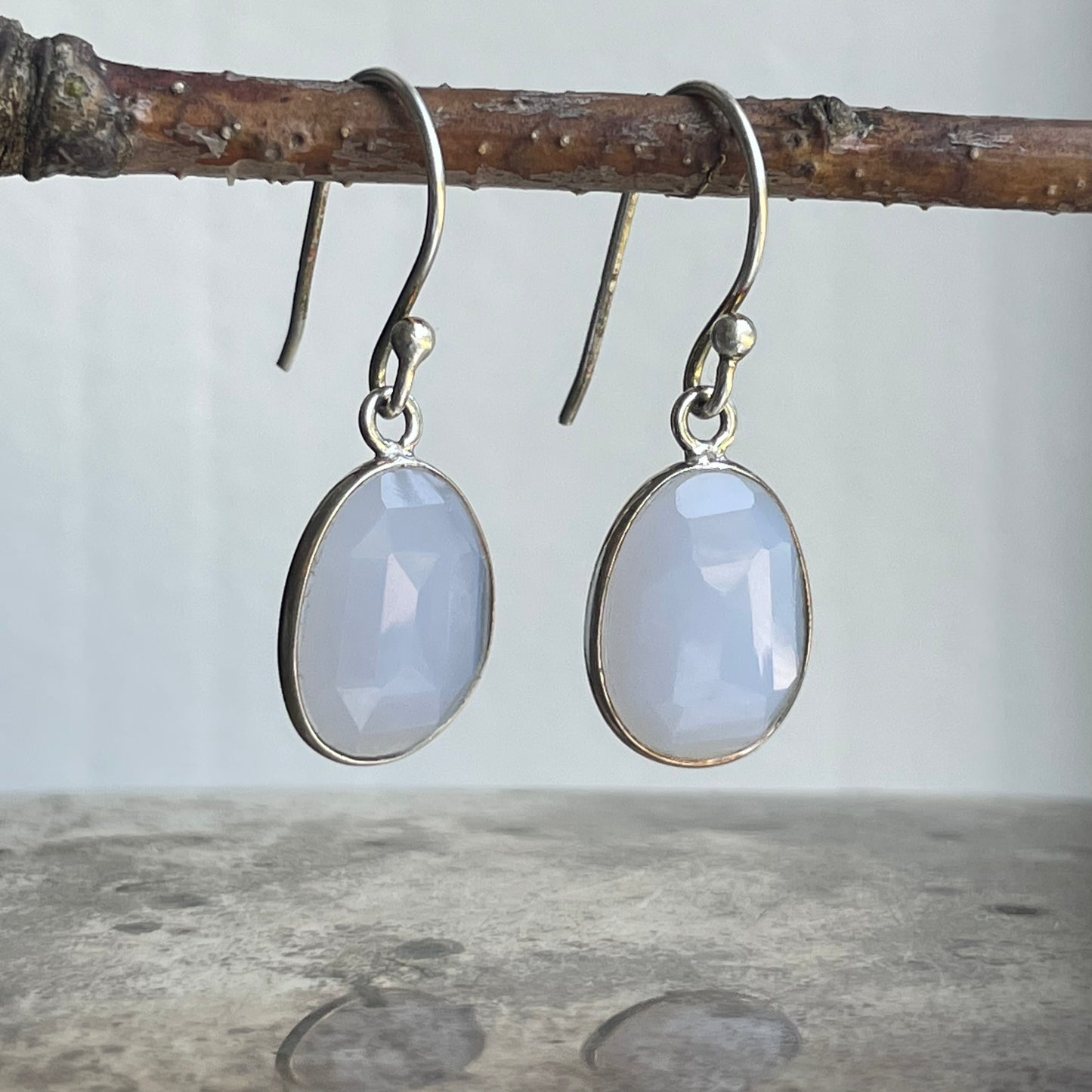 Chalcedony Danglers