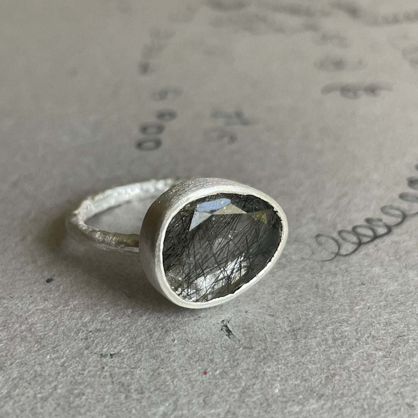 Rutile Quartz Slice