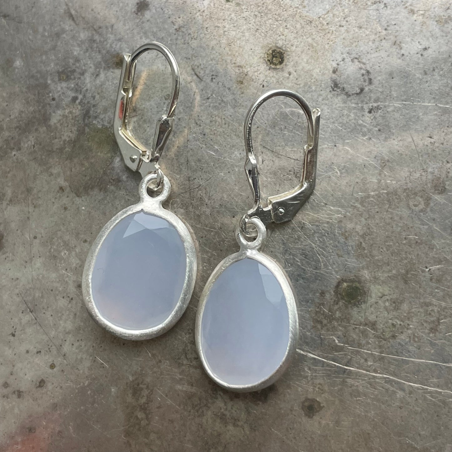 Chalcedony Danglers