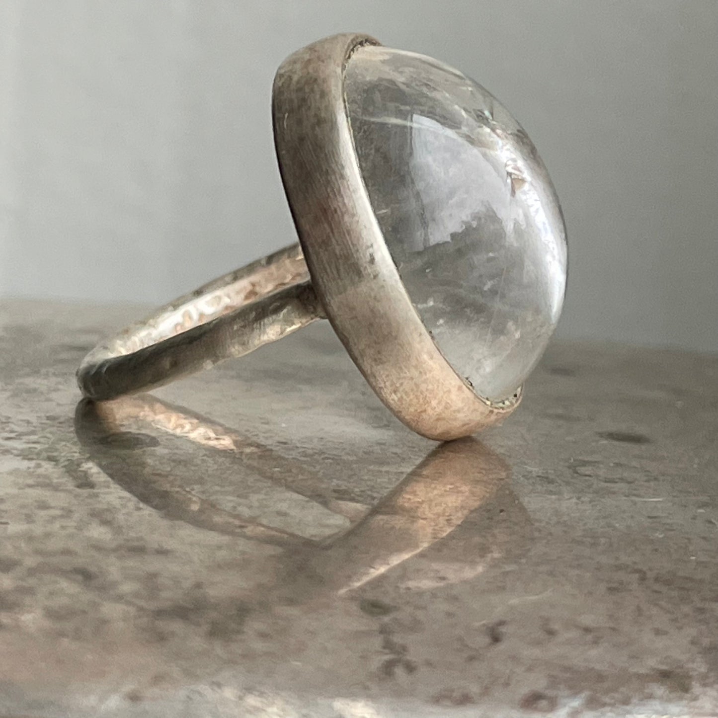 Clear Quartz Maxi Round Band