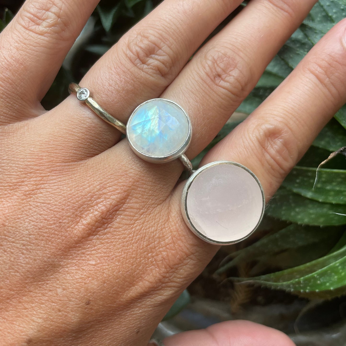 Rose Quartz Maxi Round Band
