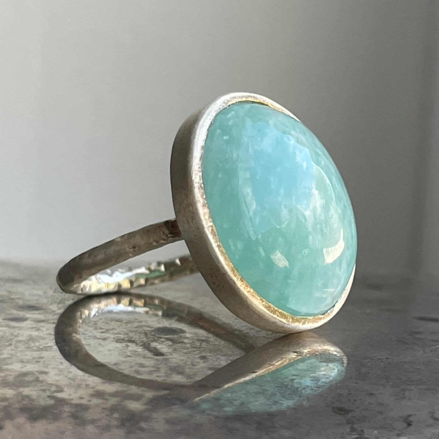Amazonite Maxi Round Band