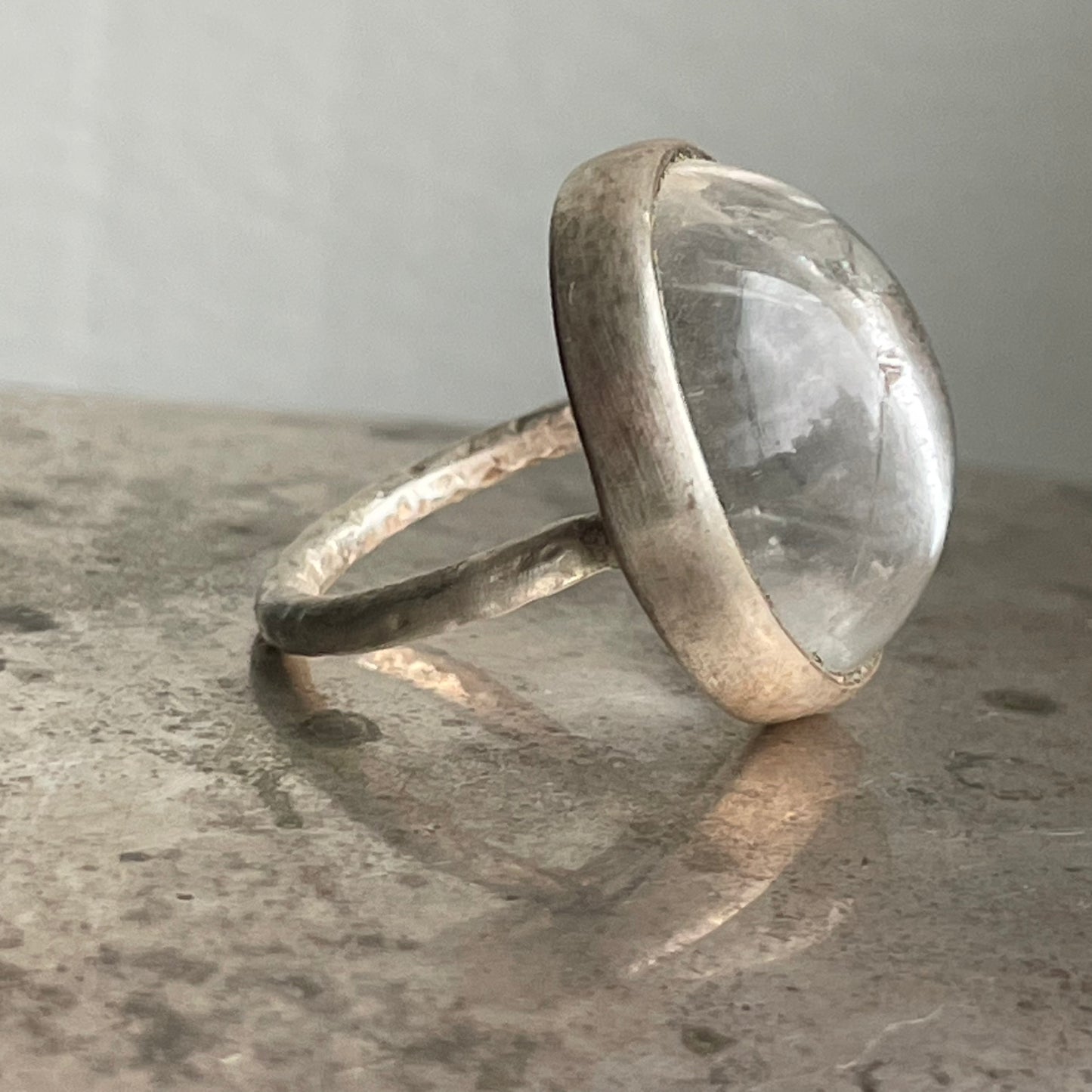 Clear Quartz Maxi Round Band