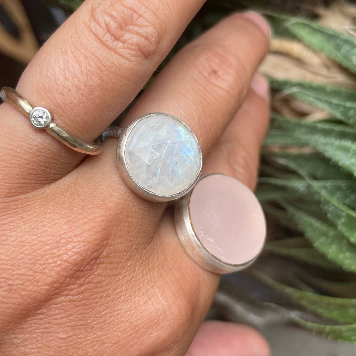 Rose Quartz Maxi Round Band