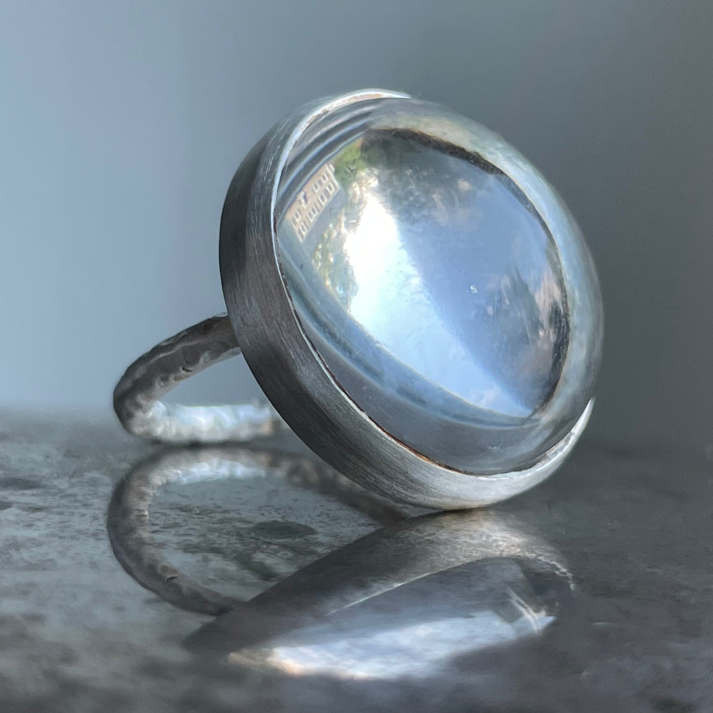 Clear Quartz Maxi Round Band