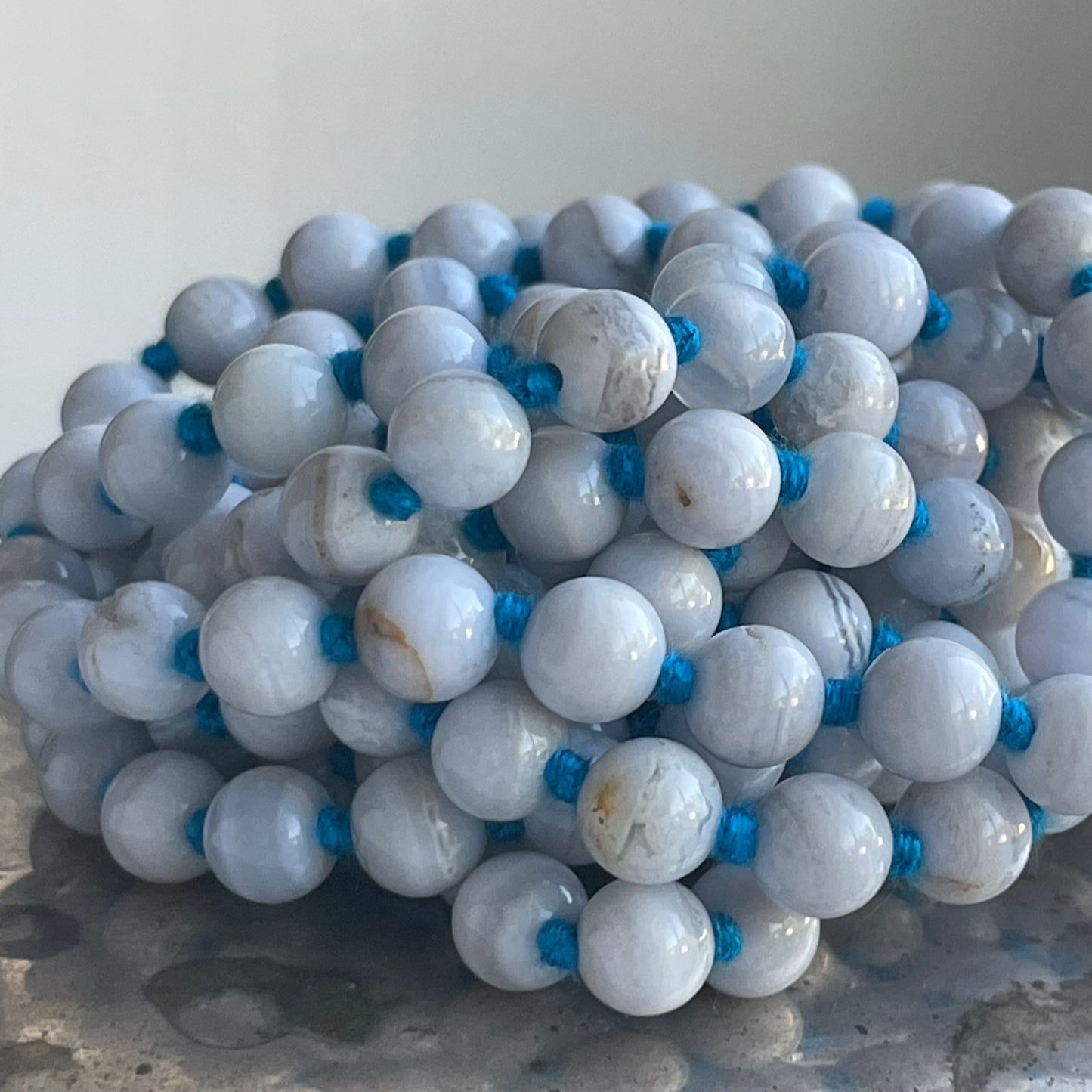 Blue Lace Agate Long