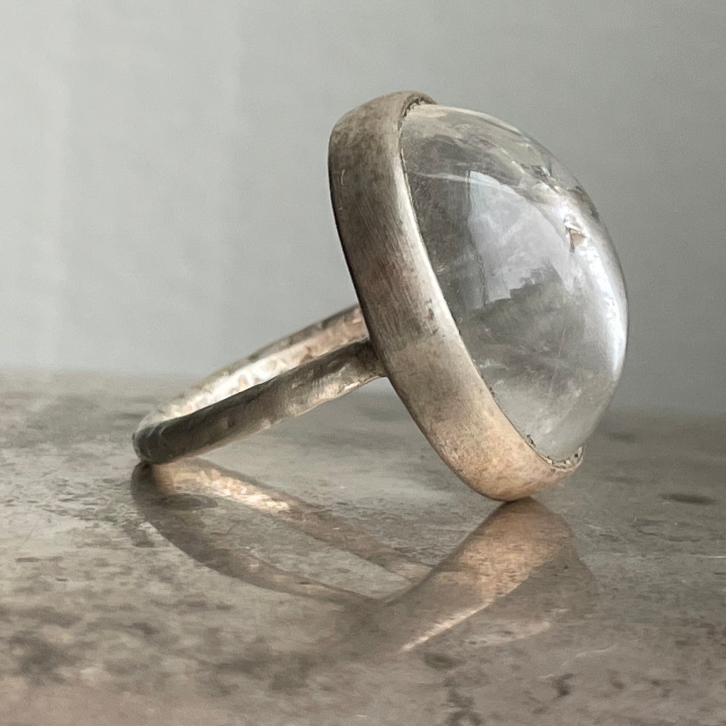 Clear Quartz Maxi Round Band