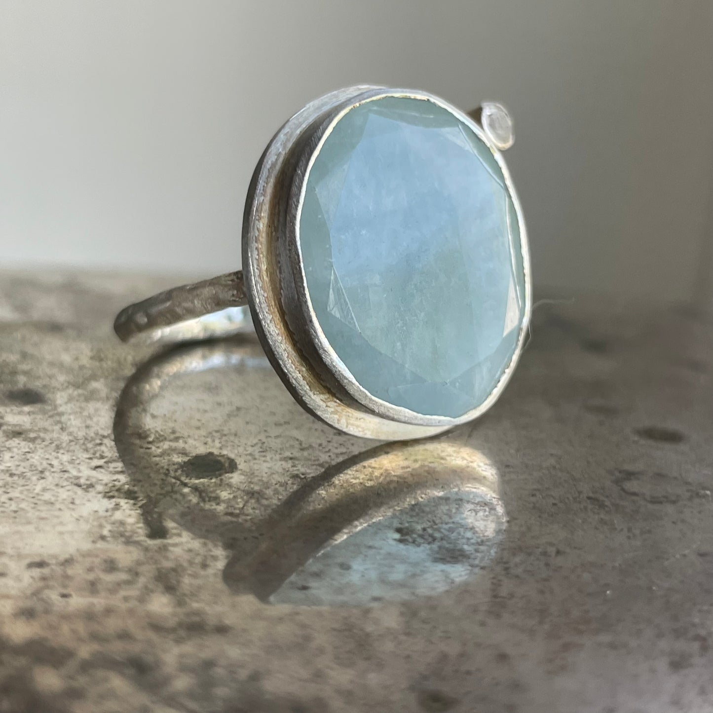Aquamarine + White Topaz Classic