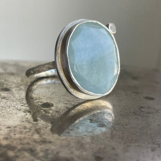 Aquamarine + White Topaz Classic