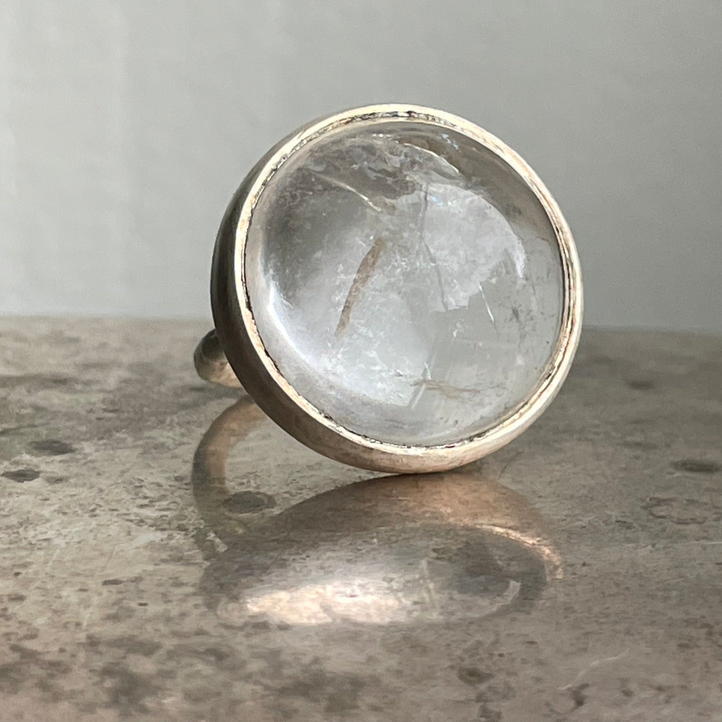 Clear Quartz Maxi Round Band