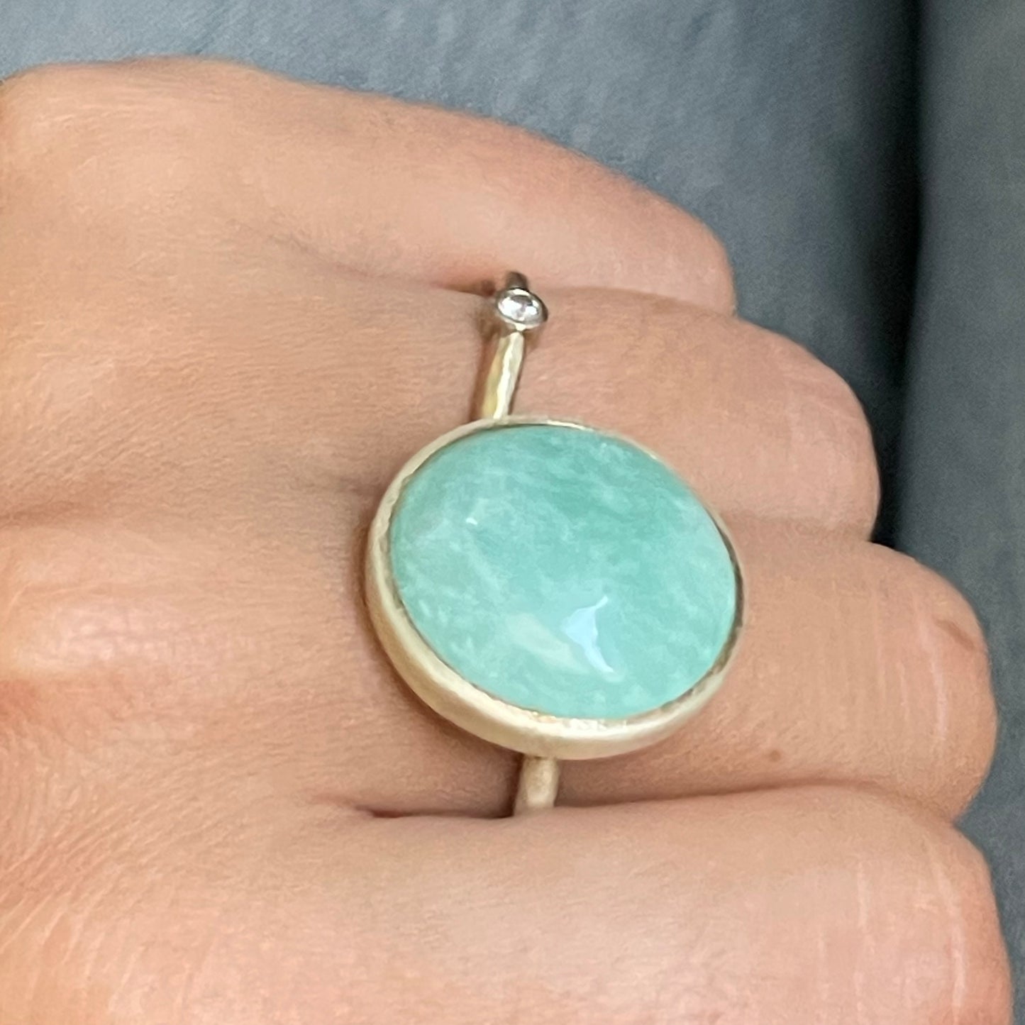 Amazonite Maxi Round Band