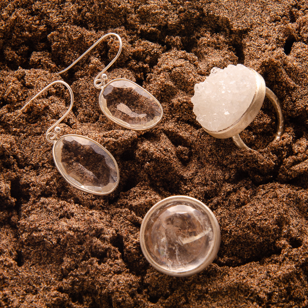 Druzy Quartz Maxi