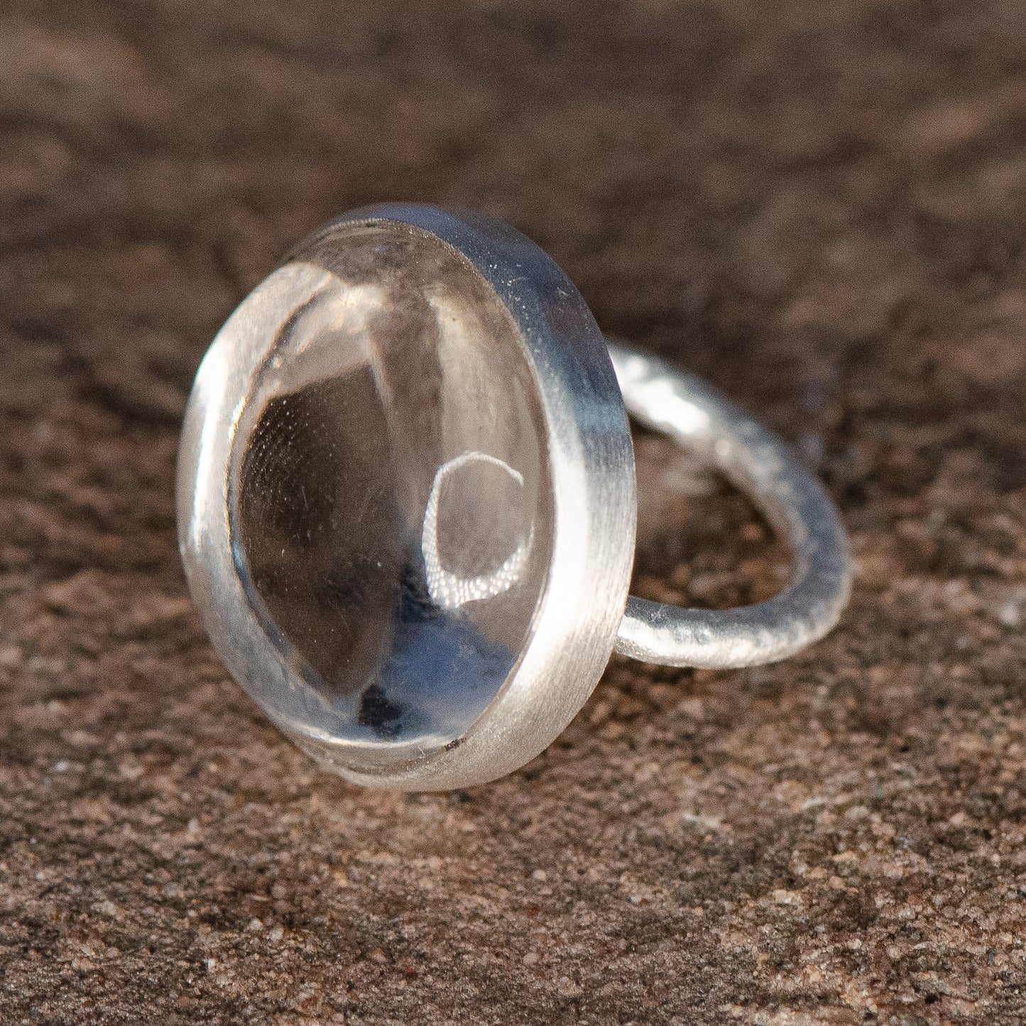 Clear Quartz Maxi Round Band