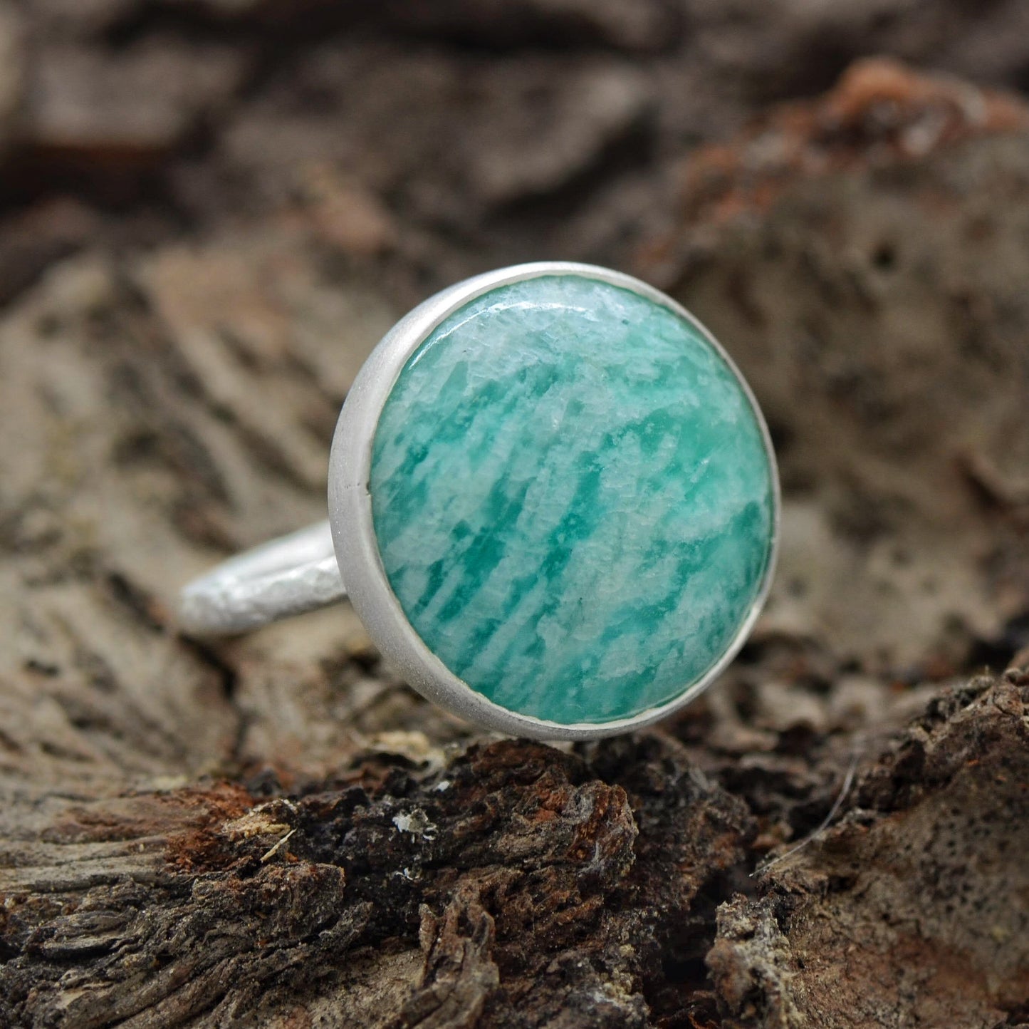 Amazonite Maxi Round Band