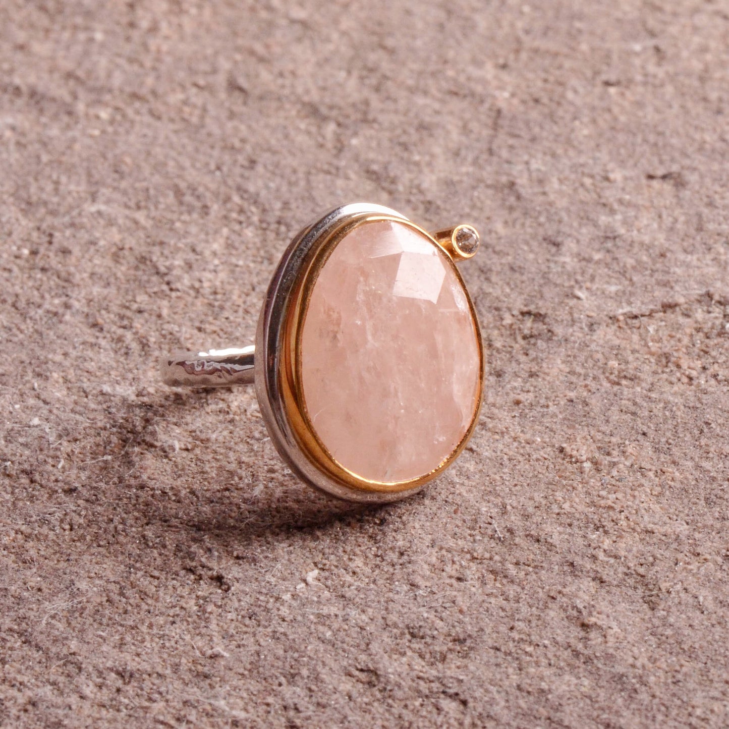 Morganite + White Topaz Classic