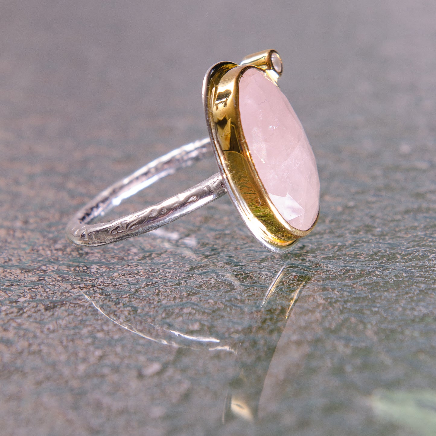 Morganite + White Topaz Classic