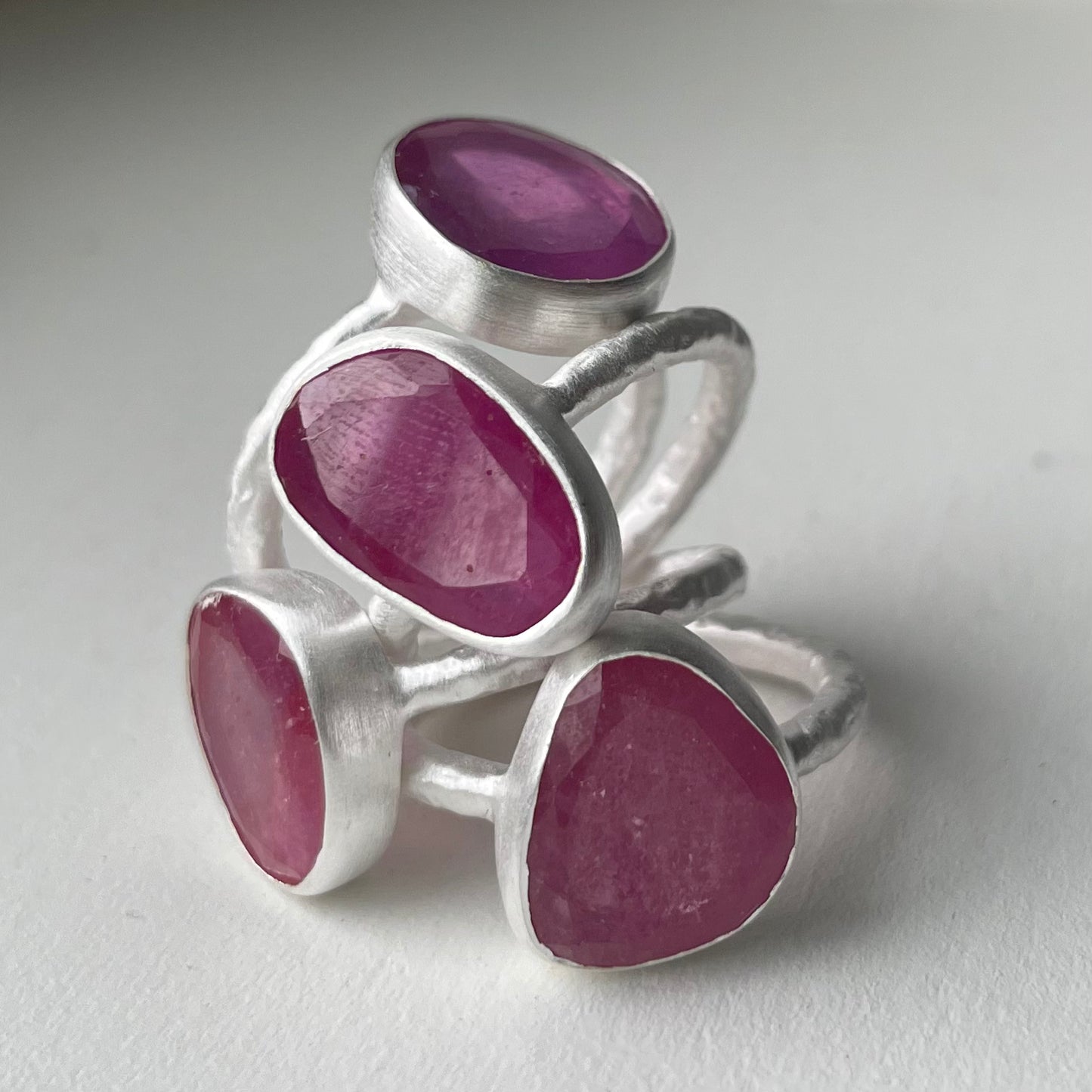 Pink Sapphire Slice
