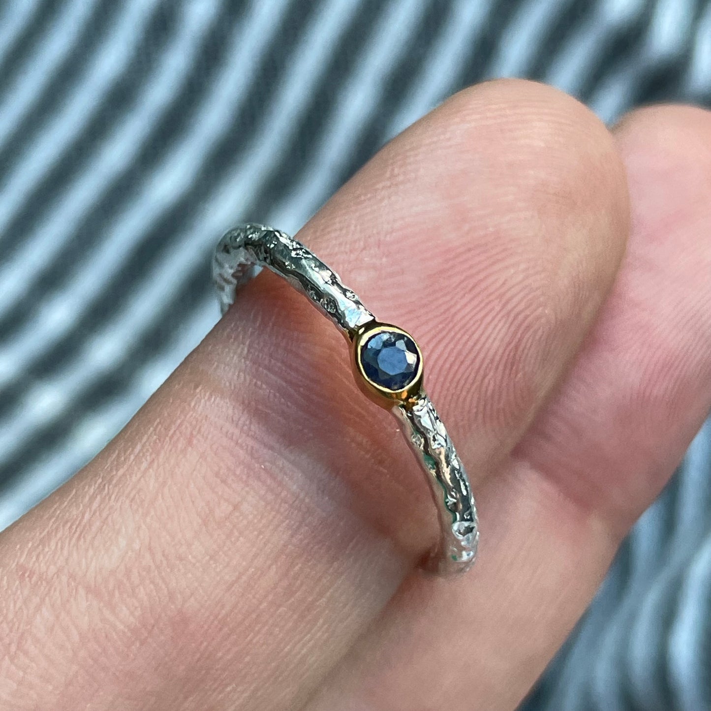 Blue Sapphire Stacker