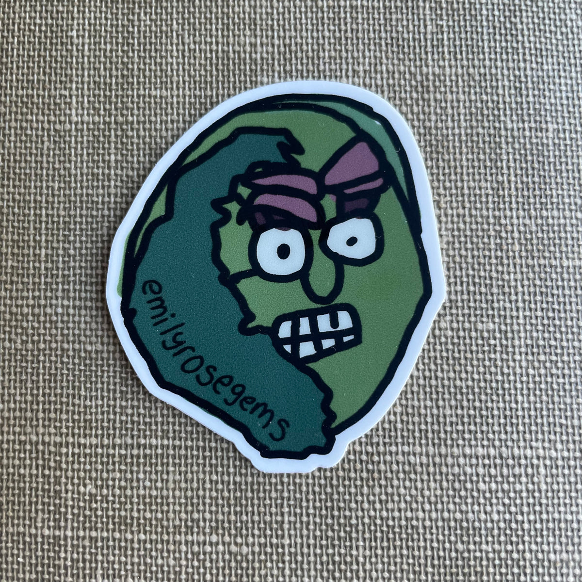 Emily Grumpy Grumpy Guy Sticker – Emily Rose Gems