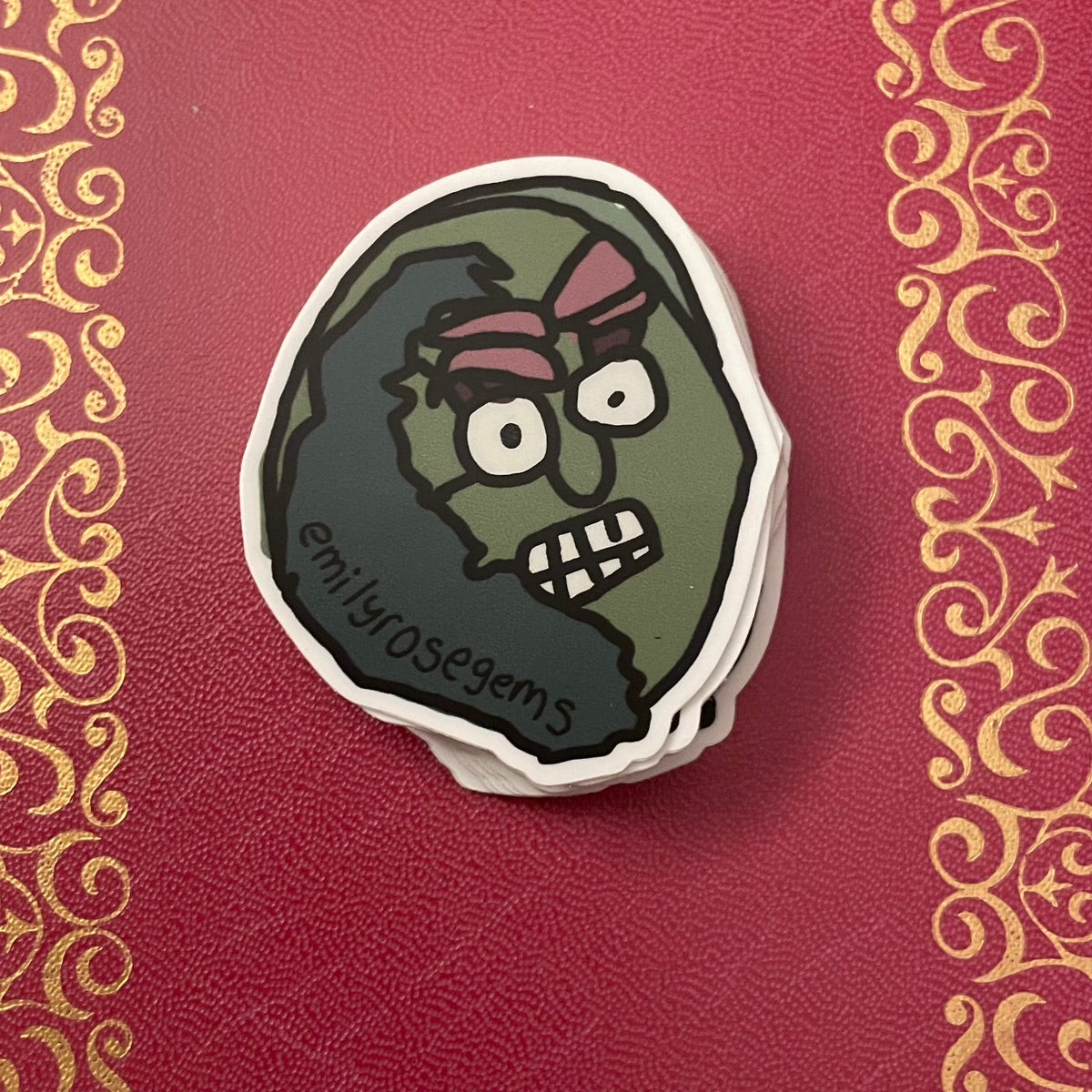 Emily Grumpy Grumpy Guy Sticker – Emily Rose Gems