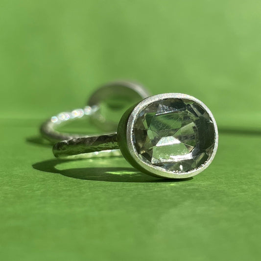 Green Amethyst Slice
