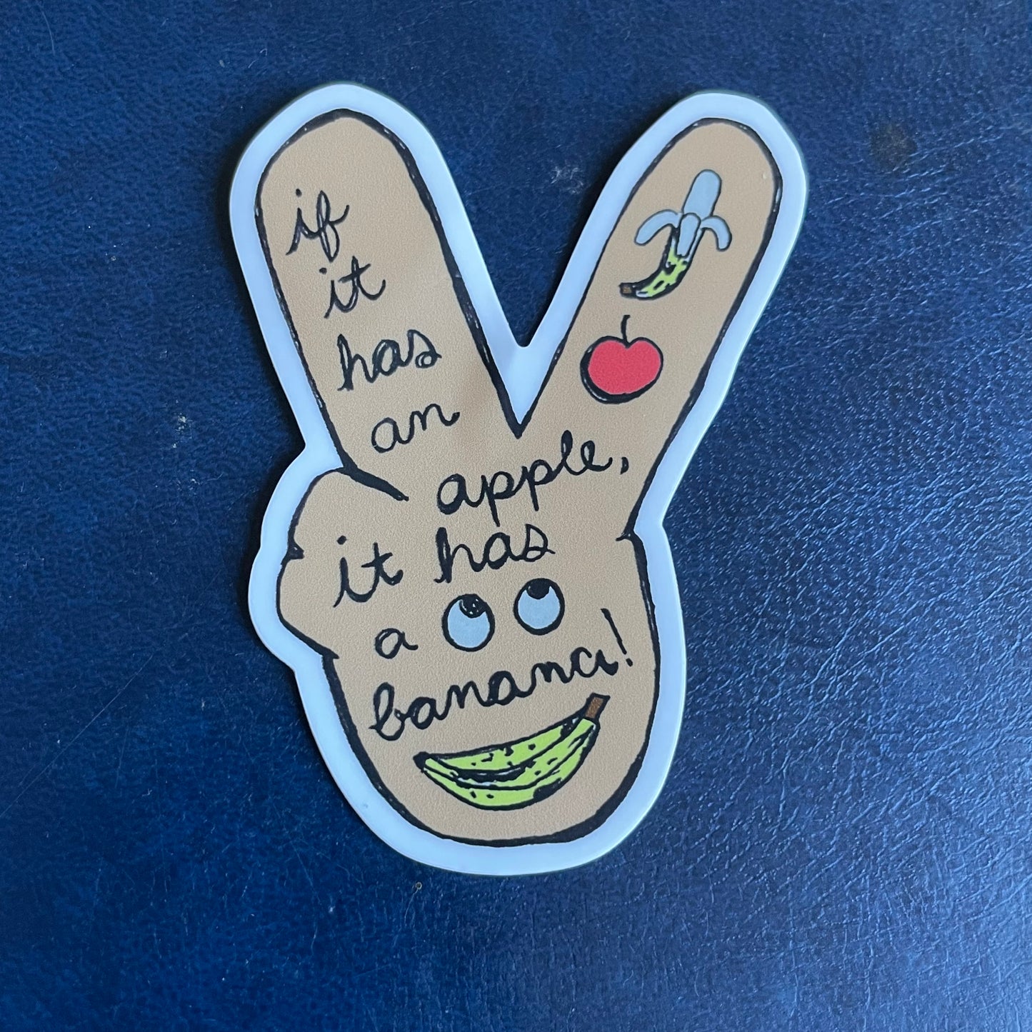 Apple Banana Sticker