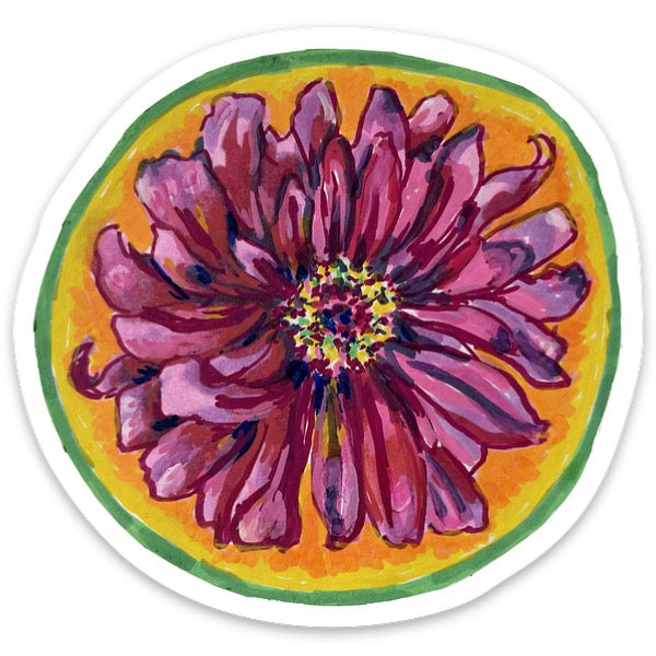Flower Sticker by Carolyn