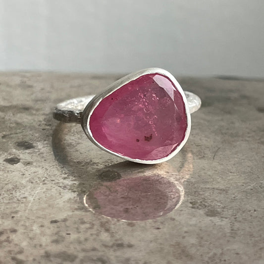 Pink Sapphire Slice